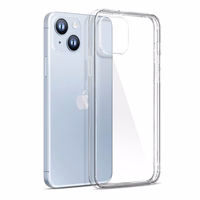 Silikoonist ümbris iPhone 14-le 3mk Clear Case sarjast - läbipaistev