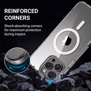 Crong Clear MAG Cover MagSafe ümbris seadmele iPhone 16, läbipaistev