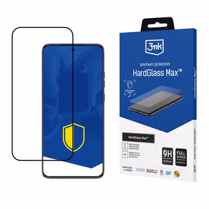 Tugevdatud täisekraani karastatud klaas 3mk HardGlass Max Black Motorola Edge 50 Neo jaoks