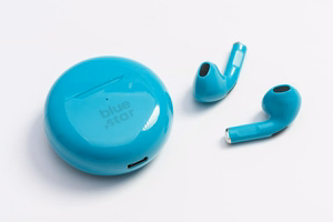 Blue Star (TX3) TWS Bluetooth juhtmevabad kõrvaklapid sinised