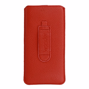 WONDER Deko Pouch Ümbris (Size XXL) jaoks Samsung S25 Ultra/S24 Ultra/M35/M23/A16 5G/Xiaomi Redmi 14C punane