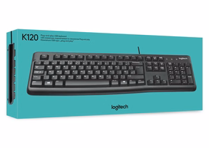 Logitech klaviatuur K120 ettevõtetele