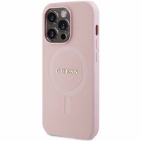 Guess GUHMP14XPSAHMCP ümbris jaoks iPhone 14 Pro Max - roosa Saffiano MagSafe