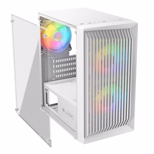 LOGIC ATOS ARGB Mini USB 3.0 Enclosure valge