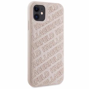 KARL LAGERFELD ümbris jaoks IPHONE 11 KLHCN61PQKPMP jaoks iPhone 11 (Quilted K Pattern) roosa