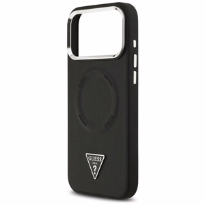 GUESS ümbris jaoks IPHONE 17 Pro compatible with MagSafe GUHMP17LPSDTSCMK (PU W/ Triangle Logo) must