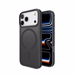 Чехол Puro Gradient TPU совместимый с MagSafe для iPhone 17 Pro - серый