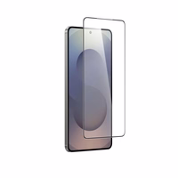 AmazingThing Radix Full Glass Karastatud klaas with Must Raamiga jaoks Samsung S25 Edge