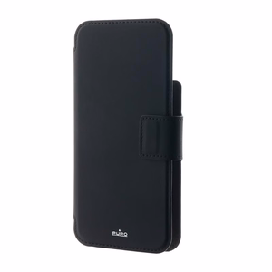 Puro Folio MagSafe 2-in-1 rahakotiga ümbris iPhone 15 Plus / 14 Plus / 12 Pro Max jaoks, must