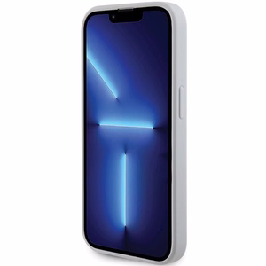 Guess Strass Metal Logo ümbris jaoks iPhone 15 Pro - hõbedane