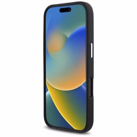 Karl Lagerfeld Saffiano Full Wrapped Elongated Metal Logo MagSafe iPhone 16 Pro Ümbris - must