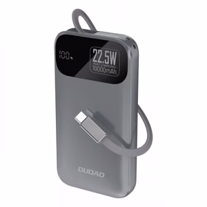 Akupank Dudao K31 hall 10000mAh 22.5W (PD) + sisseehitatud kaabel