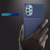 Thunder Case paindlik soomustatud kate Samsung Galaxy A73 sinine