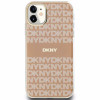 DKNY IML Mono & Stripe MagSafe ümbris jaoks iPhone 11 / Xr - roosa