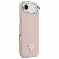 GUESS ümbris jaoks IPHONE 17 Air compatible with MagSafe GUHMP17MPSDTSCMP (PU W/ Triangle Logo) roosa