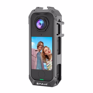 Puluz metallist kaitsümbris Insta 360 X4 Air jaoks hall