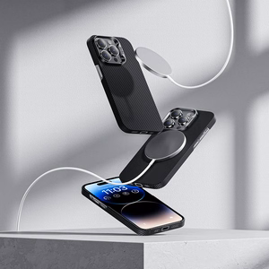 Benks Magnetic Armor Air Kevlar Ümbris Metal Frame 600D jaoks Iphone 15 Plus must