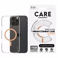 CARE by PanzerGlass Flagship Ümbris iPhone 16 Pro Max 6.9" peach/peachy MagSafe 1376