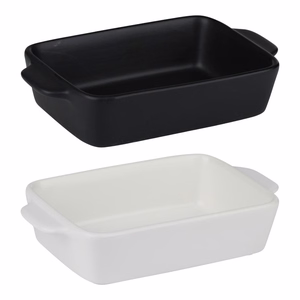 Alpina - Ceramic rectangular ovenproof dish 21.8x13.2x5 cm (valge)