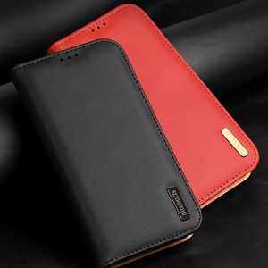 DUX DUCIS wallet ümbris HIVO jaoks IPHONE 15 Plus brown
