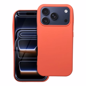 SILICONE case jaoks IPHONE 17 Pro peach