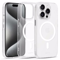 Liavec Glossy Magsafe Clear Ümbris do Iphone 13 Pro valge