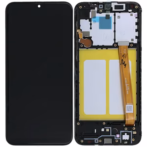 LCD screen Samsung A202 A20e with touch screen and frame original Must (service pack)