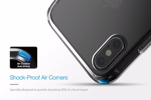 Just Mobile Tenc Air ümbris seadmele iPhone XS / X, kristallmust