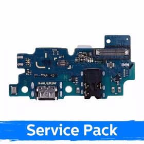 Charging Port Ühildub Samsung A505 2019 A50 Koos Flex / Plata 100% Original (Service Pack)