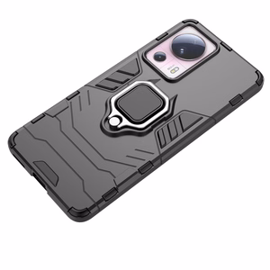 Ring Armor ümbris jaoks Xiaomi 13 Lite armored cover magnetic holder ring must