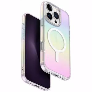 Чехол Uniq Iridescia Magclick Charging для iPhone 16 Pro Max - разноцветный