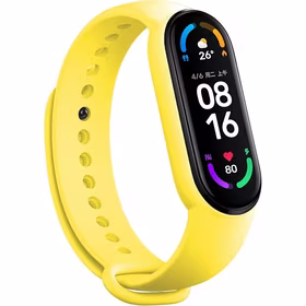 Wristband jaoks Xiaomi Mi Band 5/6/7 kollane