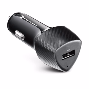 Car laadija Forcell F-Energy Carbon USB A QC3.0 3A 18W CC50-1A must