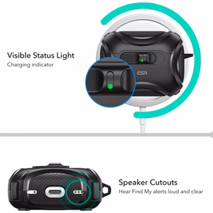 ESR Cyber ​​FlickLock MagSafe Ümbris jaoks AirPods Pro 3 - must