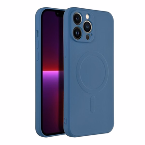 SILICONE MAG ÜMBRIS compatible with MagSafe jaoks IPHONE 13 Pro Max sinine