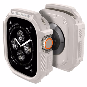 Spigen Rugged Armor Ümbris jaoks Apple Watch Ultra 1 / 2 (49mm) - Beige