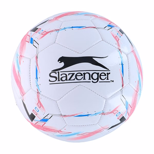 Slazenger jalgpall, suurus 5, valge / roosa