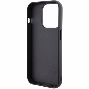 Karl Lagerfeld Gripstand Saffiano Karl&Choupette Pins чехол для iPhone 15 Pro Max - чёрный