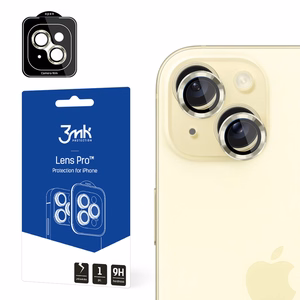 Apple iPhone 15 - 3mk Lens Protection Pro kollane