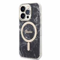Set Guess GUBPP14LHMEACSK Ümbris+ Charger iPhone 14 Pro 6.1" must/must hard ümbris Marble MagSafe