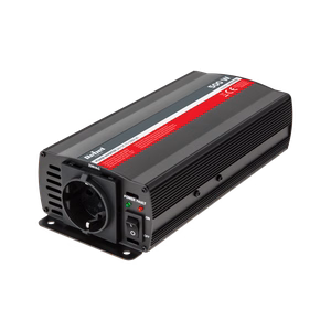 REBEL 24 V–230 V inverter, 500 W, Saksa F-tüüpi pistikupesa