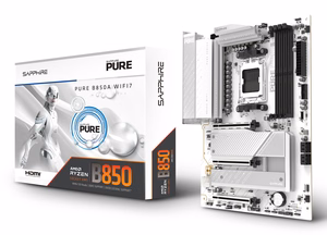 Материнская плата Sapphire PURE B850A WIFI 7 AMD B850 Socket AM5 ATX