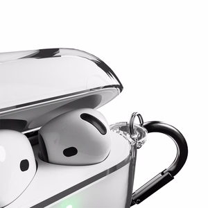 Puro 0.3 Nude ümbris AirPods 4 jaoks - läbipaistev