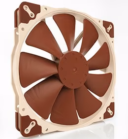 Noctua NF-A20 FLX Arvutikohvri ventilaator 20 cm beež, pruun