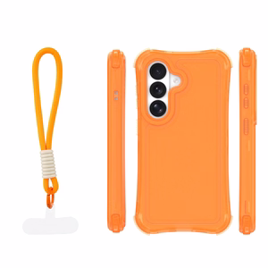 Safepop ümbris rihmaga Samsung Galaxy S26 jaoks oranž