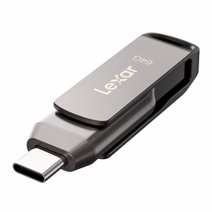 MEMORY DRIVE FLASH USB3.1 64GB/D400 LJDD400064G-BNQNG LEXAR