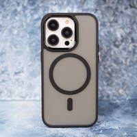 Frozen Mag ümbris jaoks iPhone 12 Pro Max 6,7 must