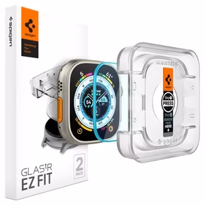 Spigen Glas.tR EZ Fit karastatud klaas Apple Watch Ultra / Ultra 2 (49 mm) jaoks - 2 tk.