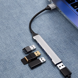 Dudao A16B 4-in-1 USB-jaotur, USB-A–4 × USB 3.0, hall