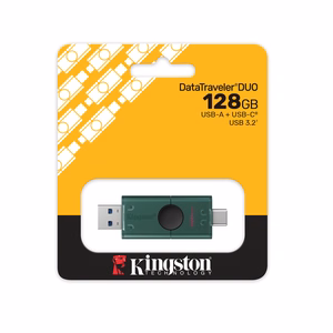 Kingston pendrive 128GB USB-A + USB-C 3.2 Gen 1 DataTraveler DuoG2